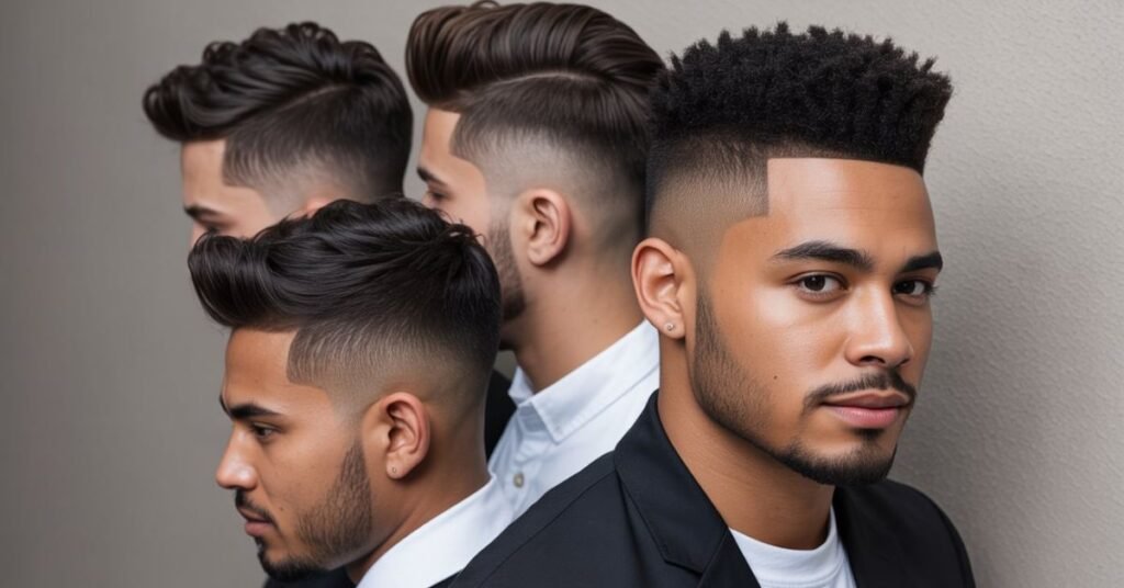 fade haircut men