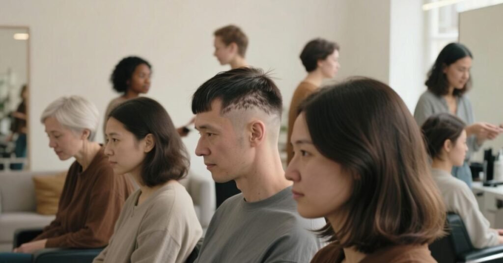 awkward stage of hair