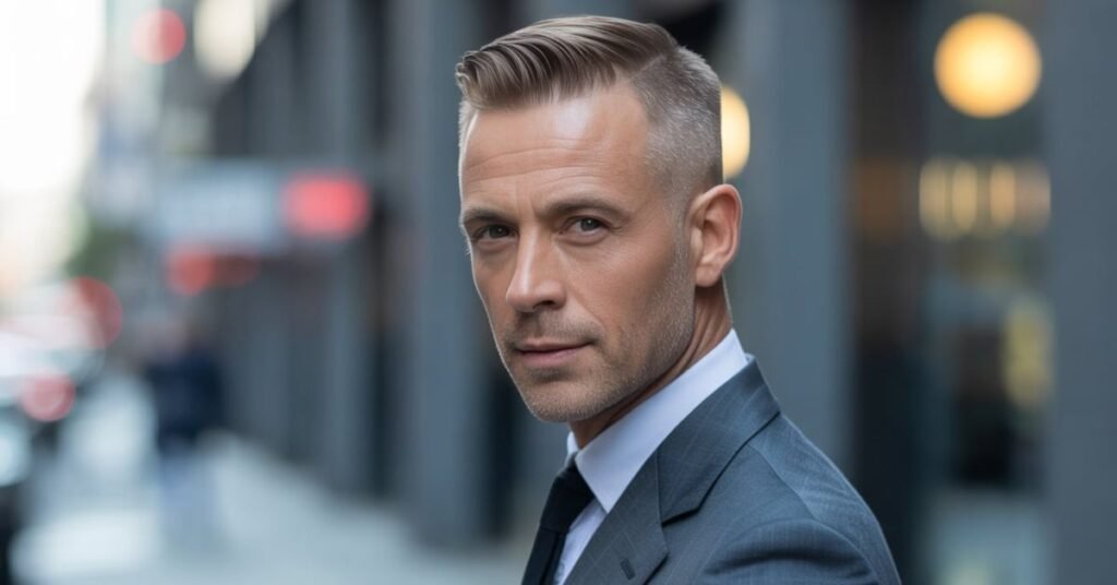 haircut for balding men