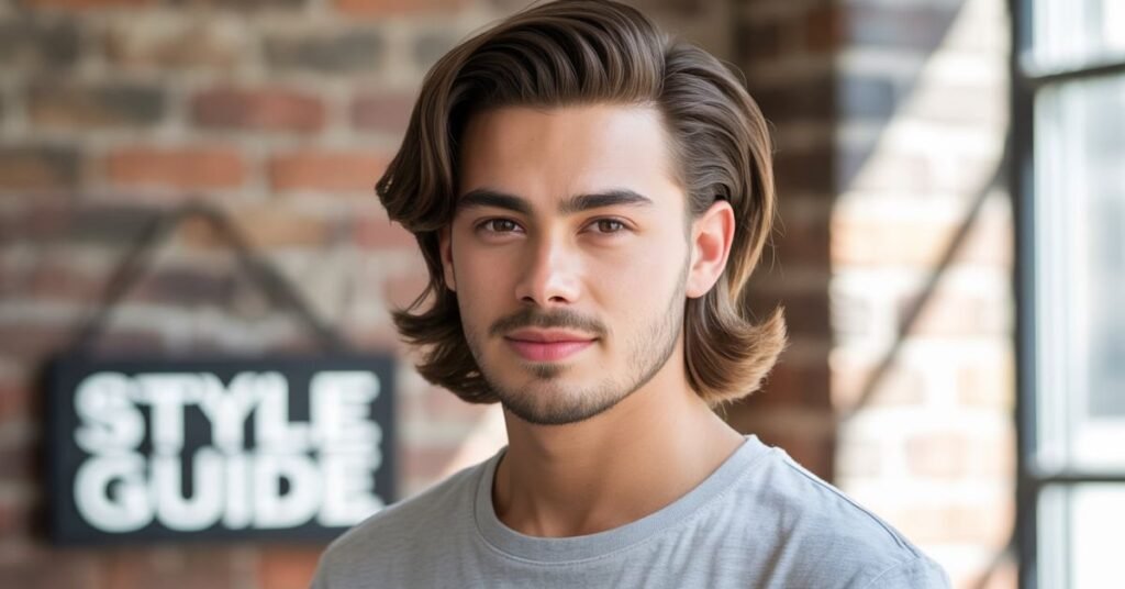 shoulder length haircuts for men