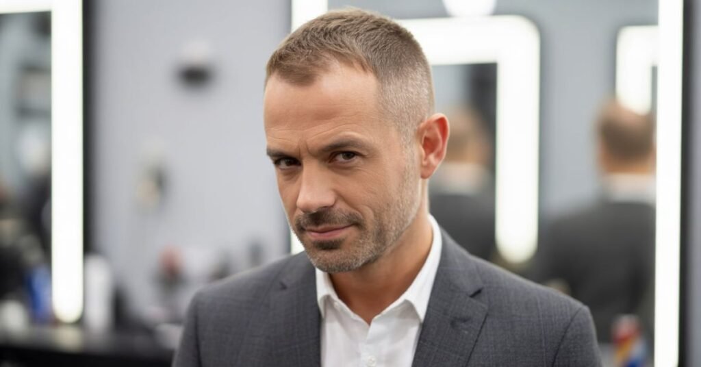 haircut for balding men