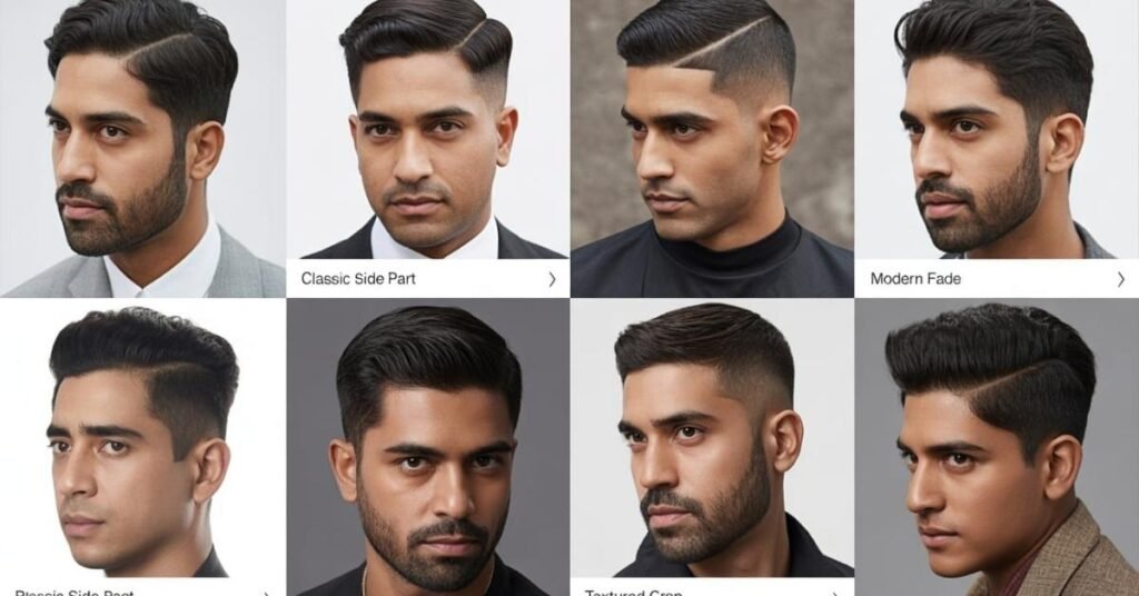 Indian men's haircut
