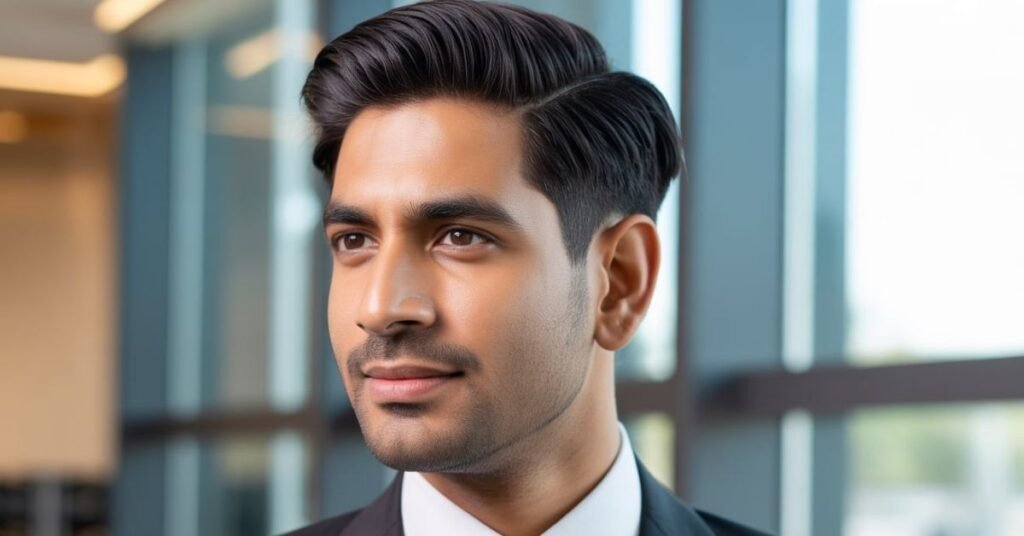 Indian men's haircut