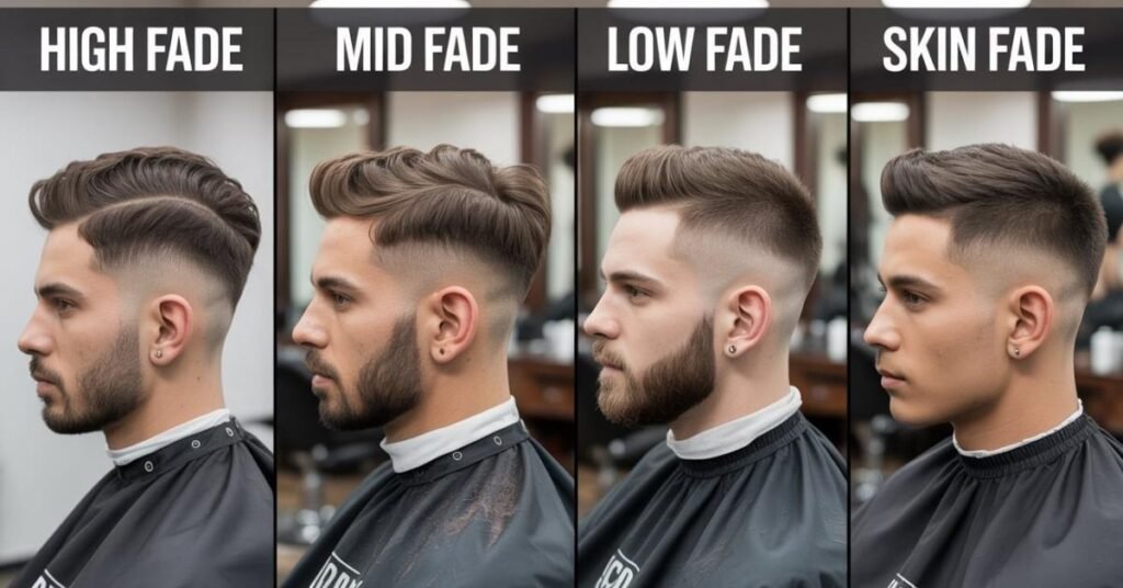 men's haircut high fade