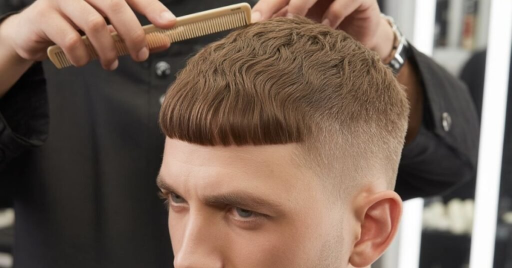 Caesar haircut men