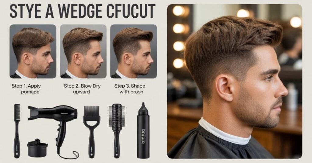 men's wedge haircut