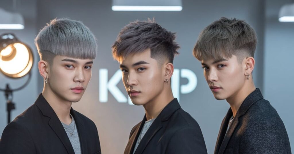 kpop haircut for men