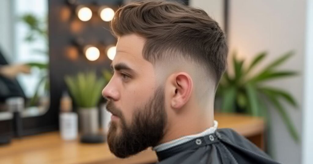 men's haircut high fade