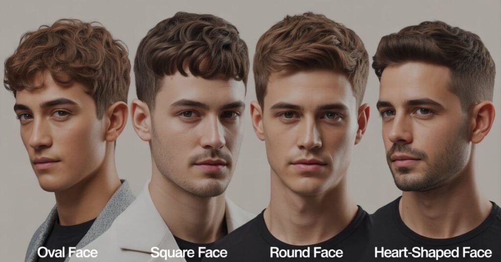 men's haircut short wavy