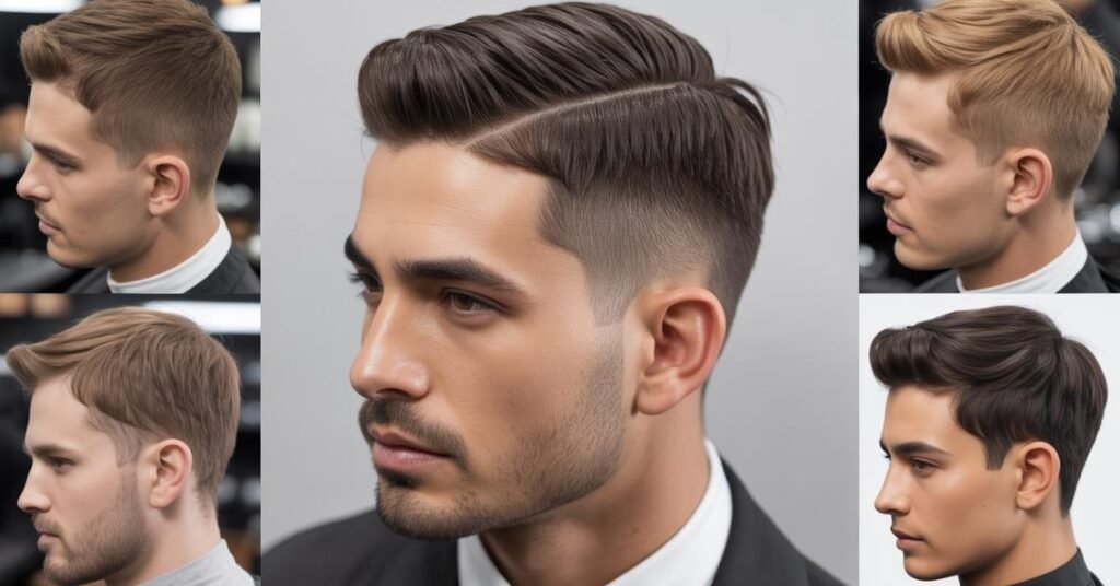 oval face shape haircuts men