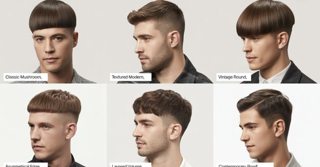 mushroom haircut men