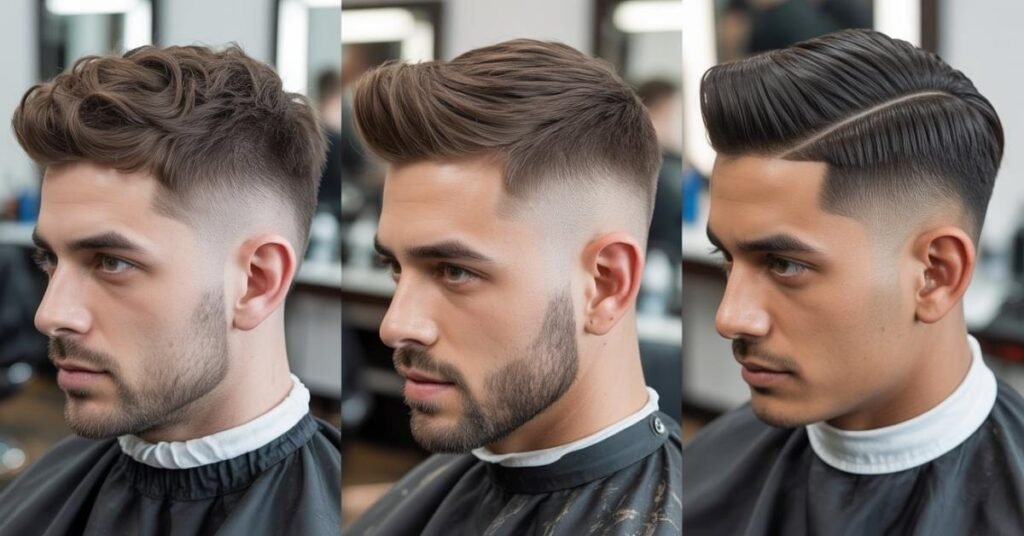 oval face shape haircuts men