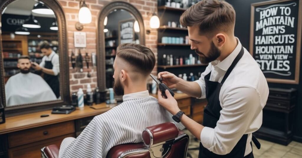 downtown men's haircuts mountain view