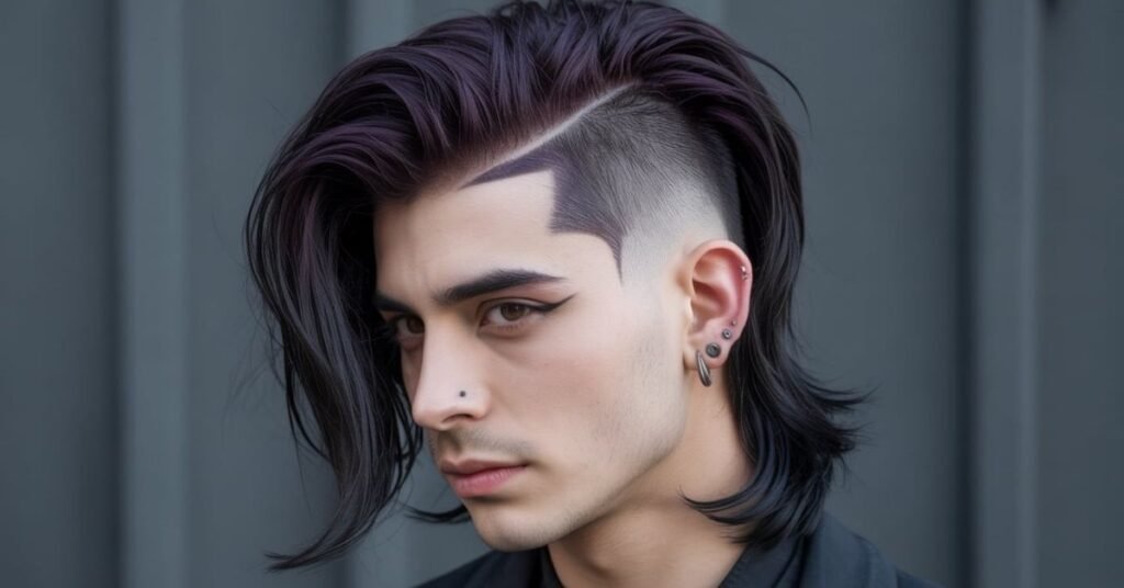 goth men haircut