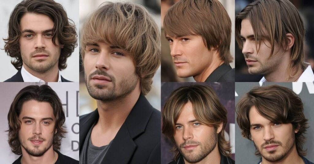 long layered men's haircut
