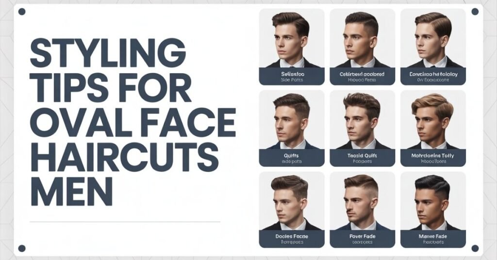 oval face shape haircuts men