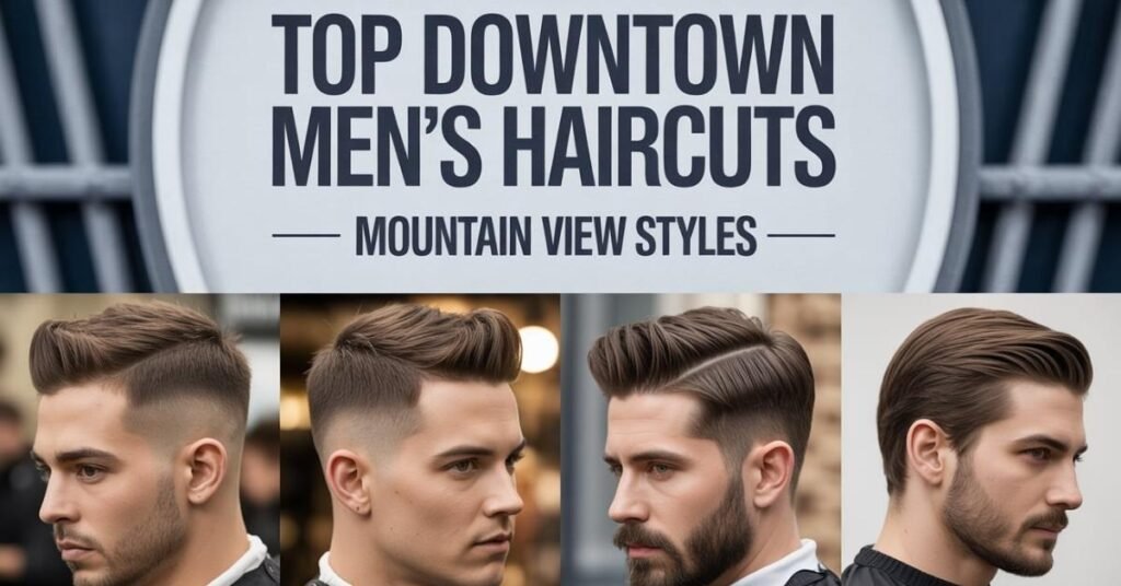 downtown men's haircuts mountain view