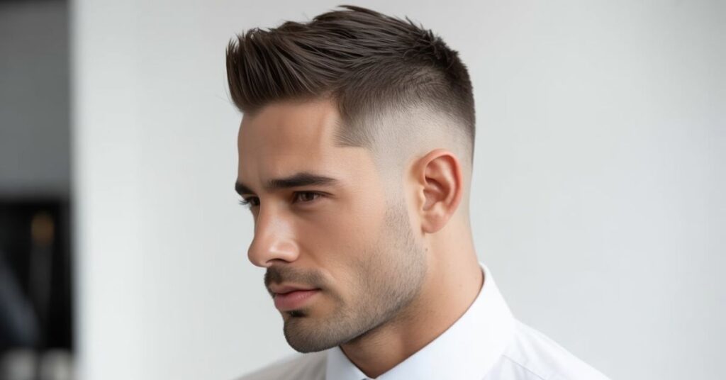short undercut haircut men