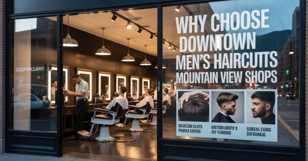 downtown men's haircuts mountain view
