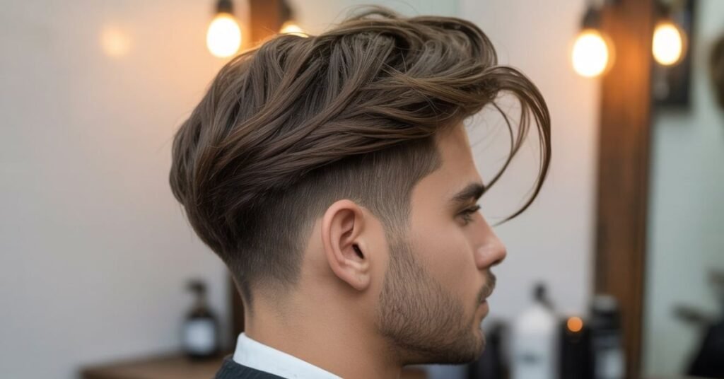 men's haircuts long on top