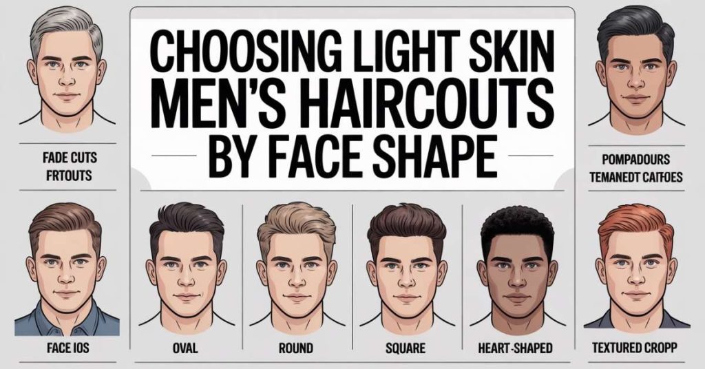 light skin men's haircuts