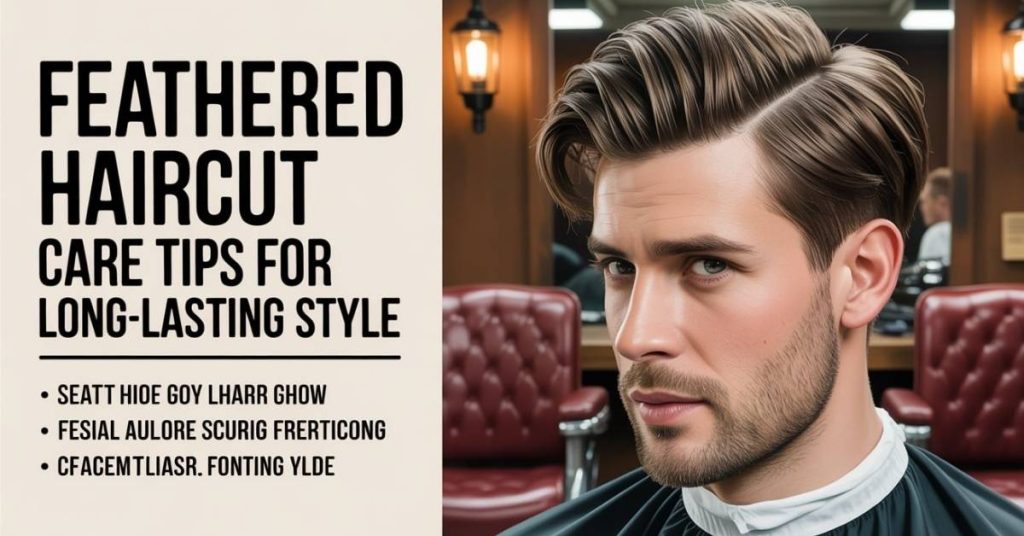 men's feathered haircut