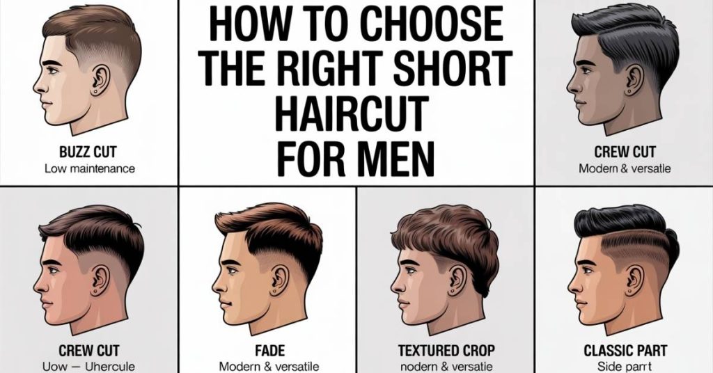 simple short haircuts for men