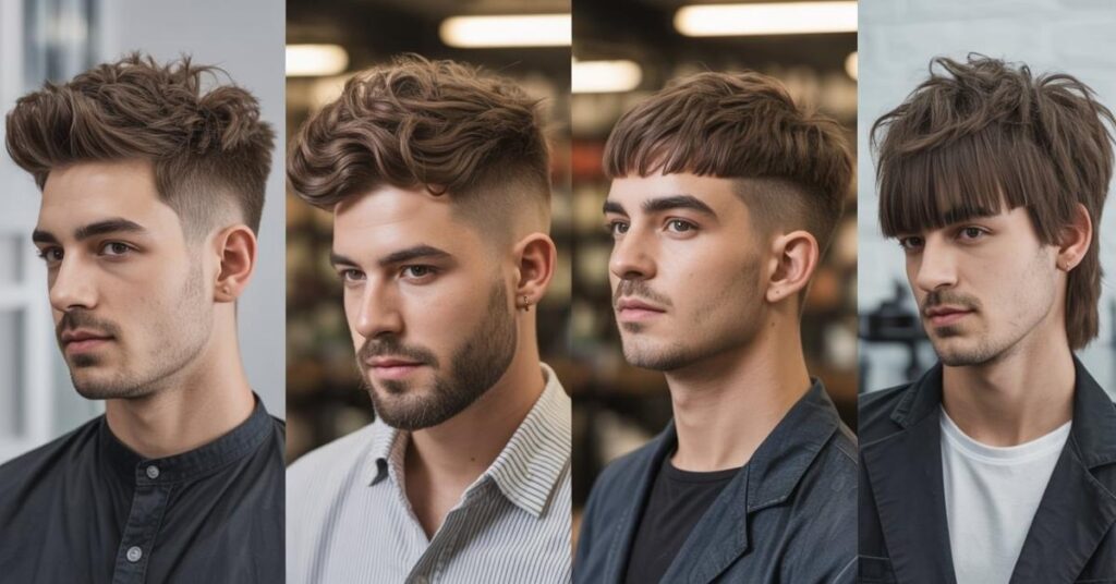 haircuts for fluffy hair men