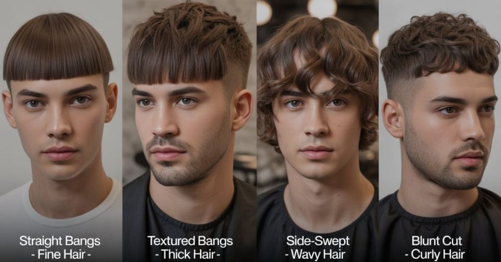 bang haircut men