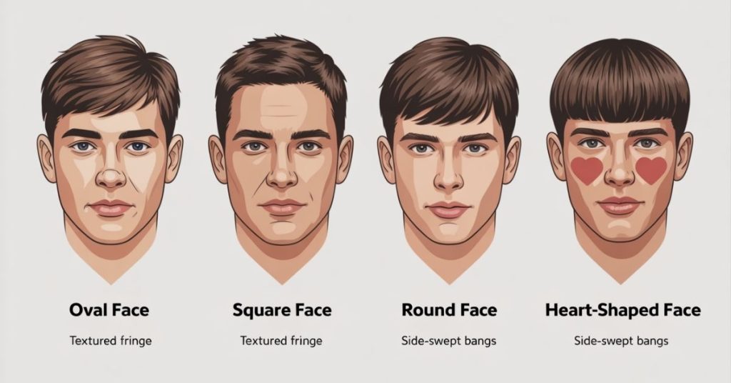 bang haircut men