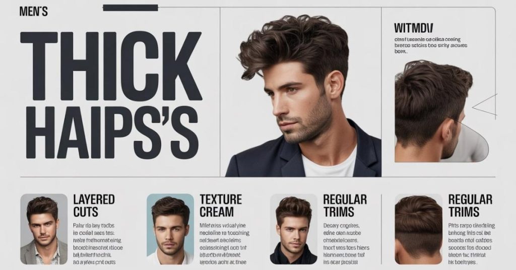 men's haircuts for thick hair