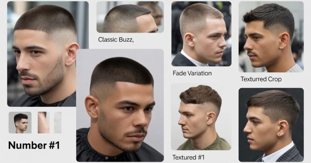 number 1 haircut men