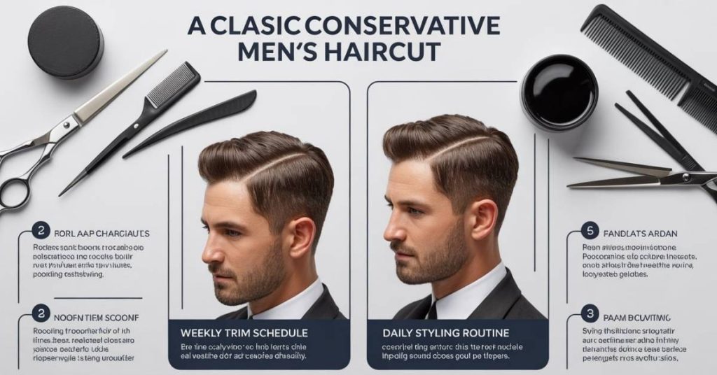 conservative men's haircut