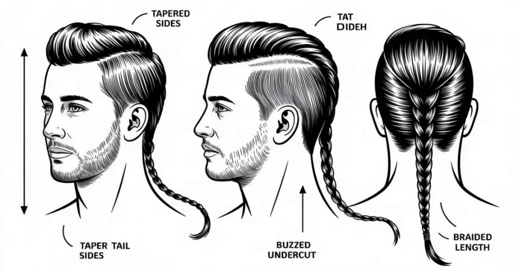 rat tail haircut men