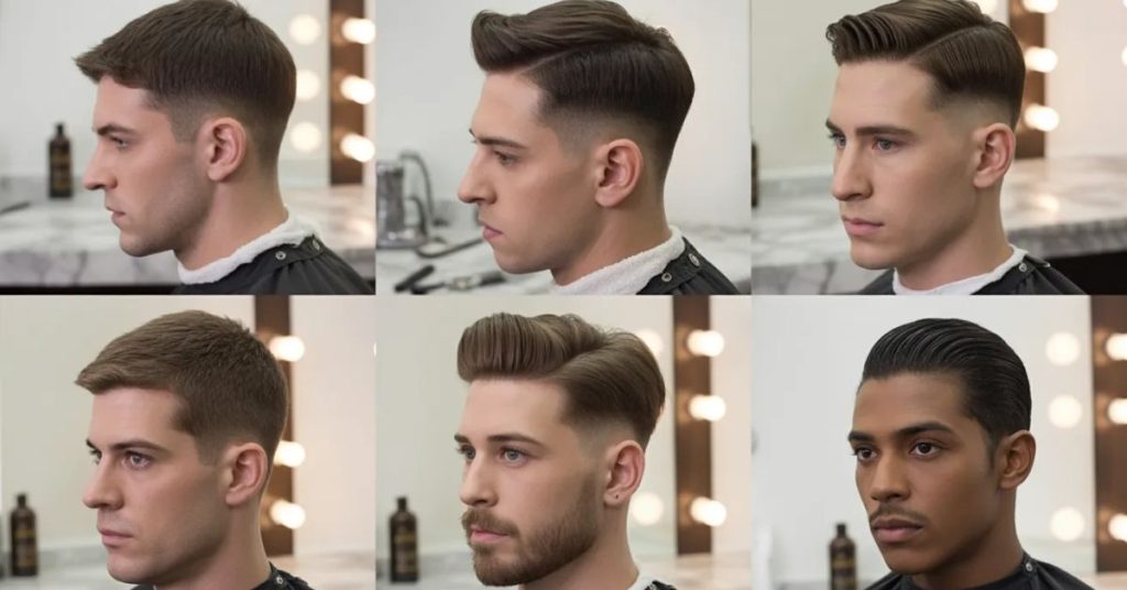 short haircut styles for men with straight hair