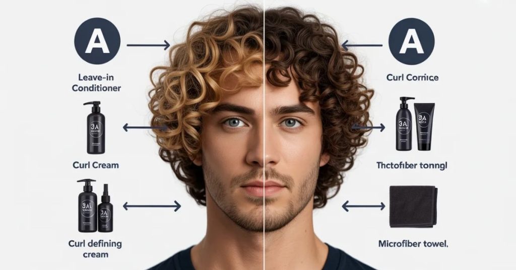 haircuts for 3a curly hair men