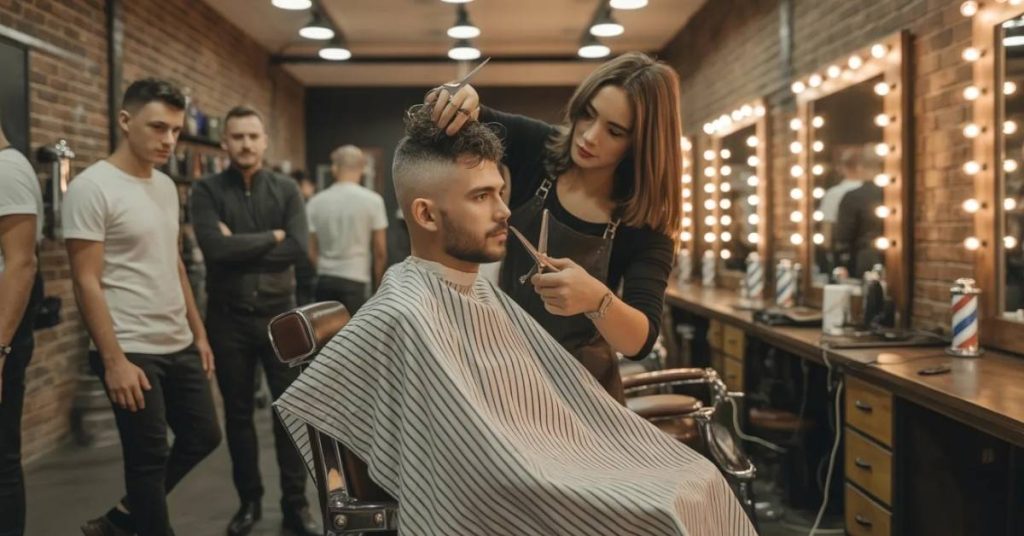 ladies garage haircuts for men