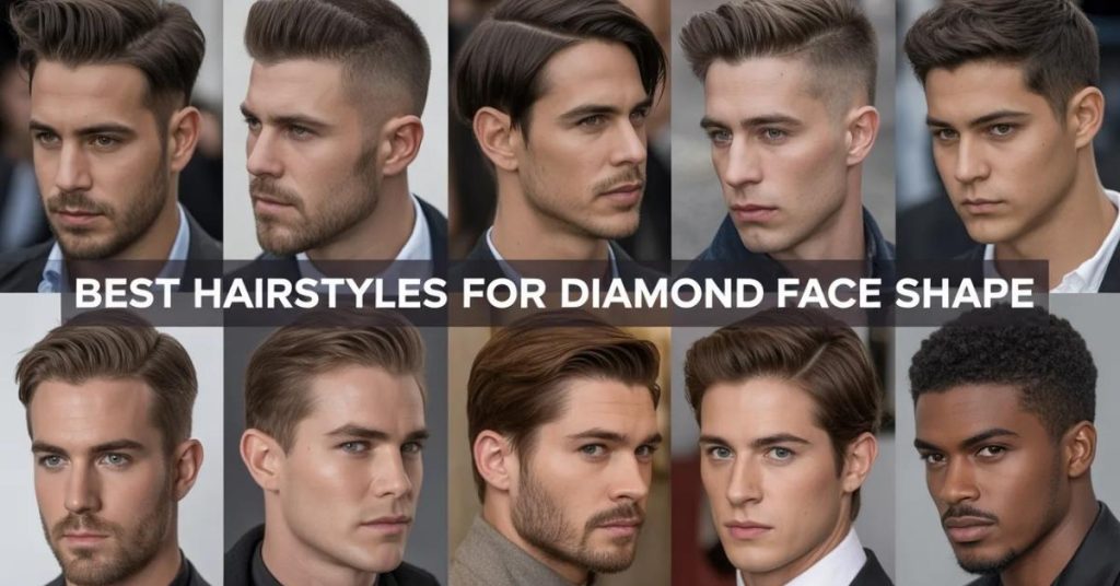 diamond face haircut men