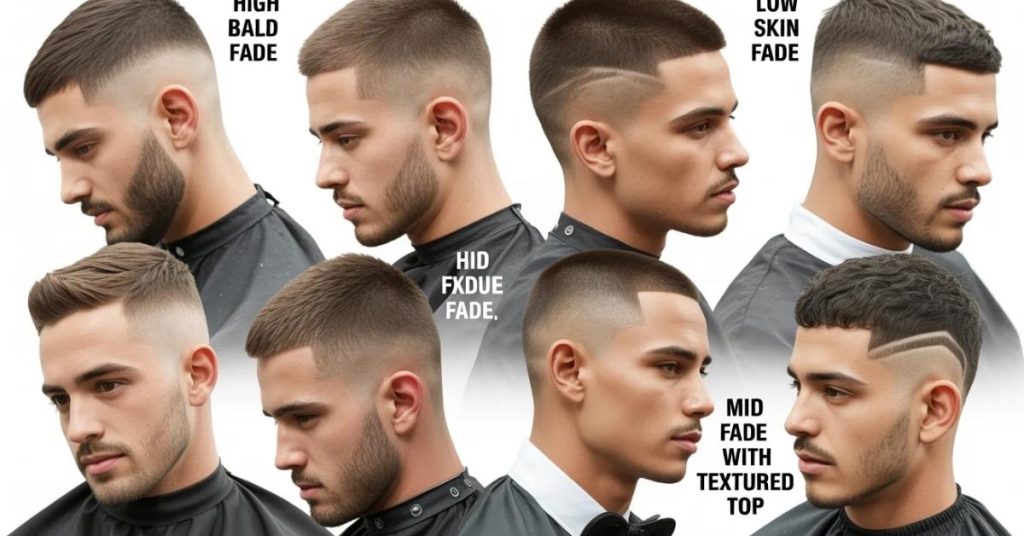 bald fade haircut men
