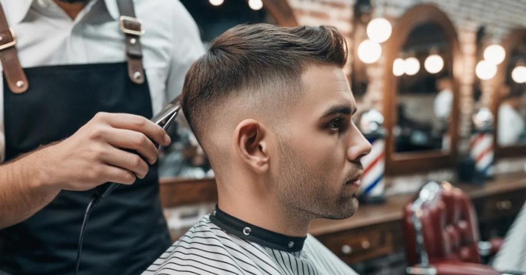 bald fade haircut men