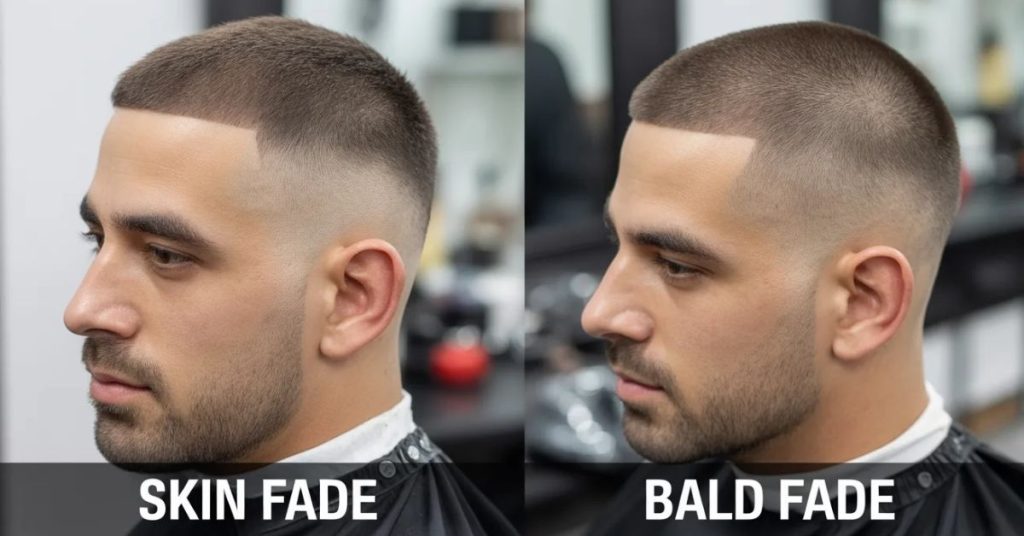 bald fade haircut men