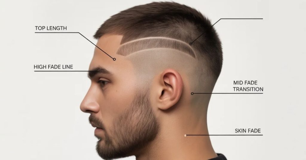 bald fade haircut men