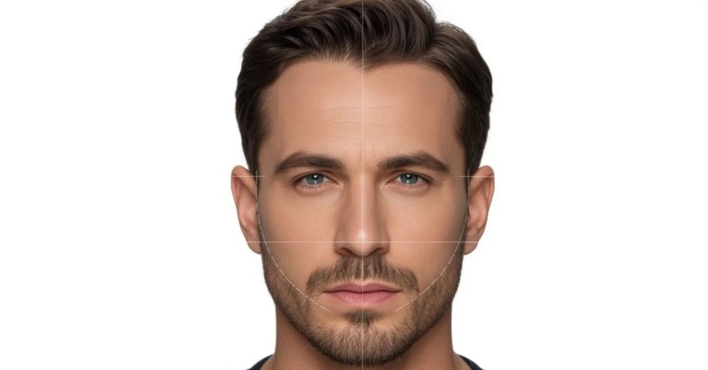 diamond face haircut men