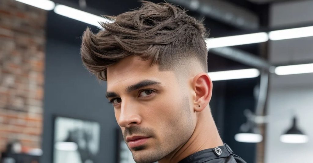 textured crop haircut men