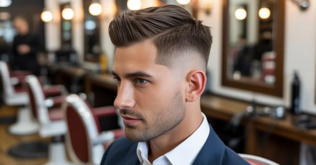 men's haircut 4 on sides