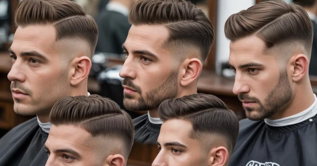 men's haircut 4 on sides