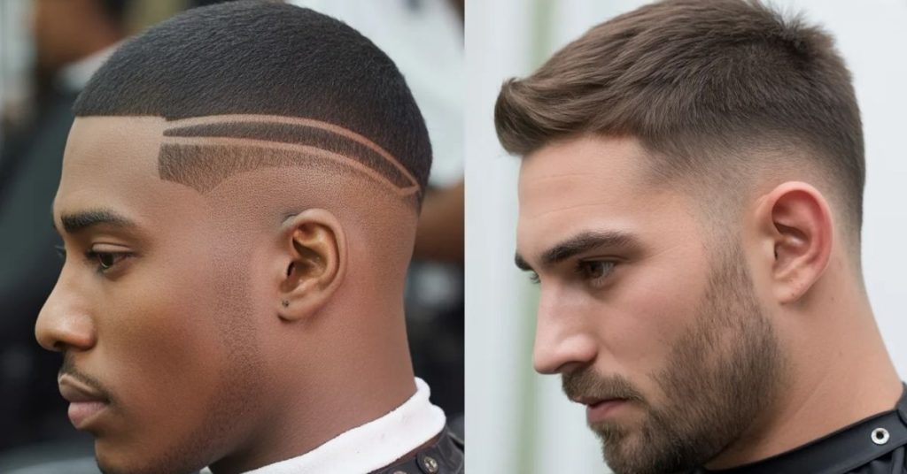taper fade haircut black men