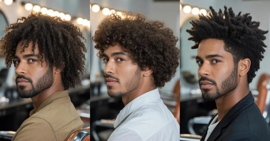 taper fade haircut black men
