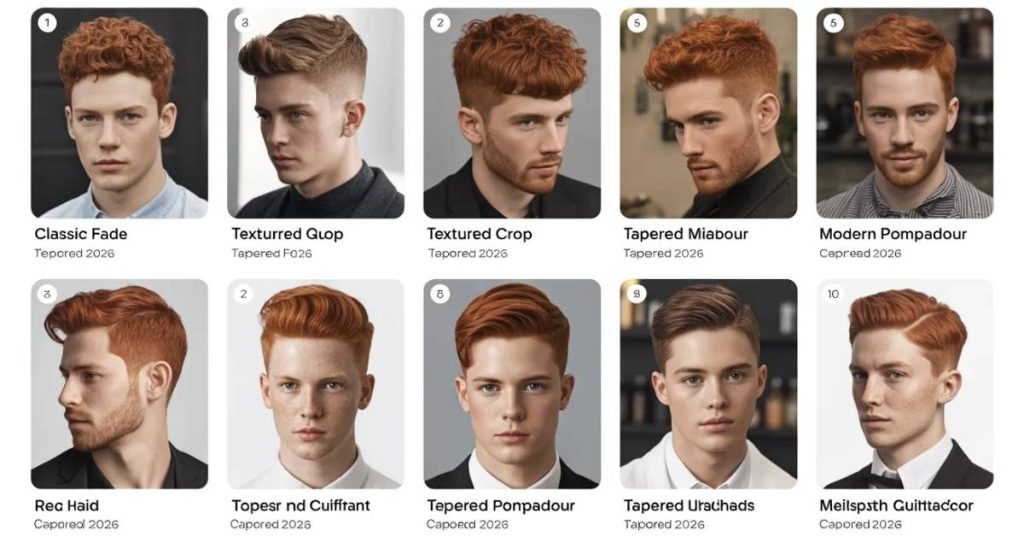 redhead men haircuts