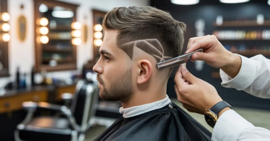 razor haircut men
